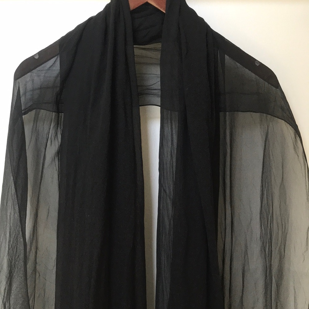 Sheer Black Wrap